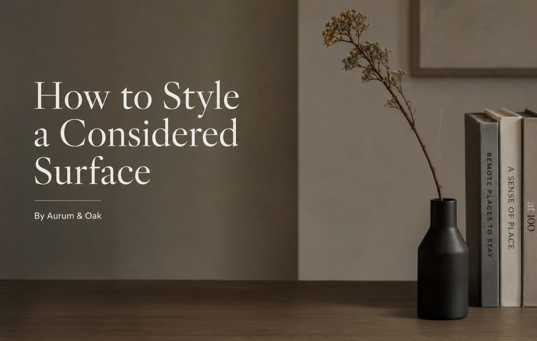 How to Style a Considered Surface