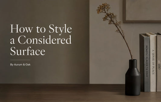 How to Style a Considered Surface