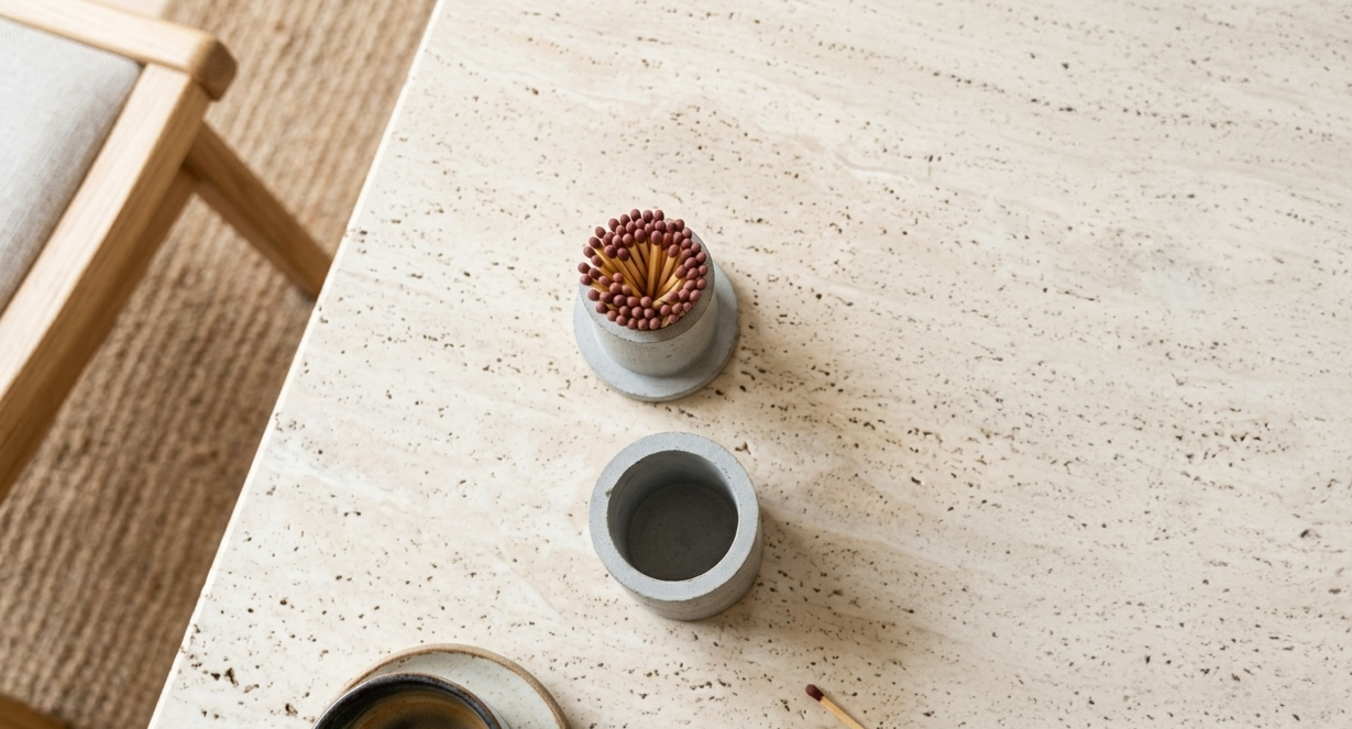 Stone & Smoke Match Holder