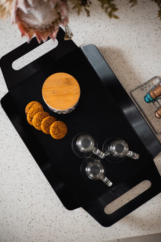 Origami Tray Carbon Steel Serving Tray