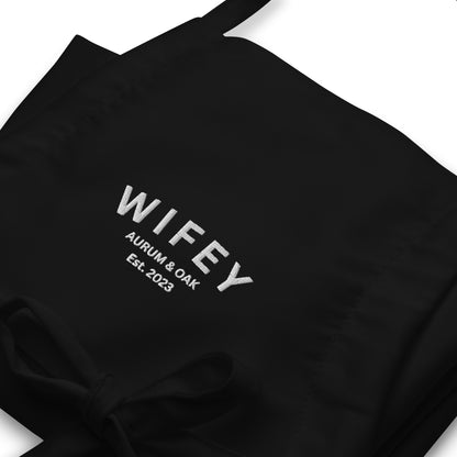 Wifey Embroidered Apron