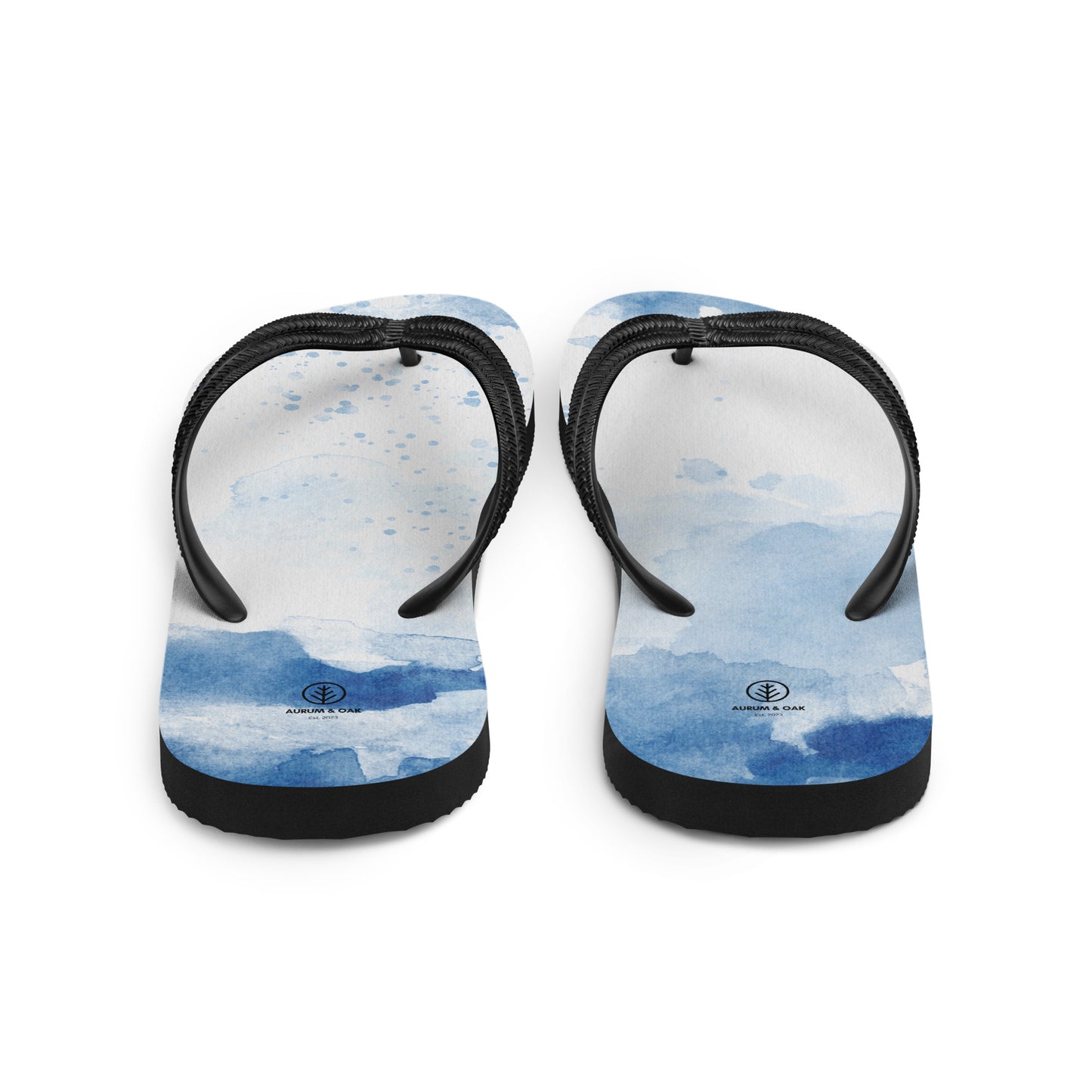 Unisex Water Color Flip-Flops