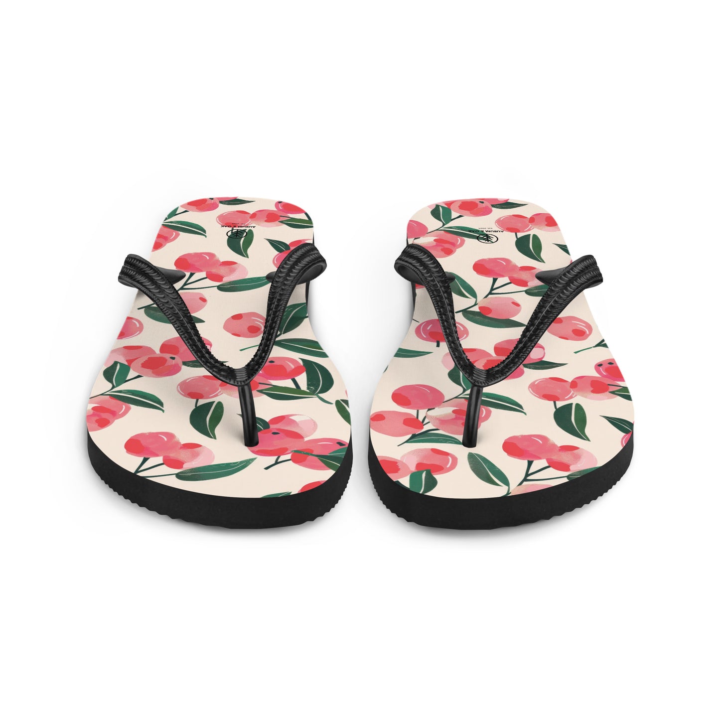 Unisex Cherry Flip-Flops