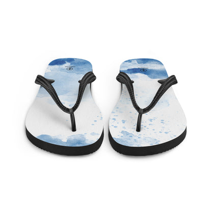 Unisex Water Color Flip-Flops