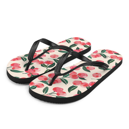 Unisex Cherry Flip-Flops