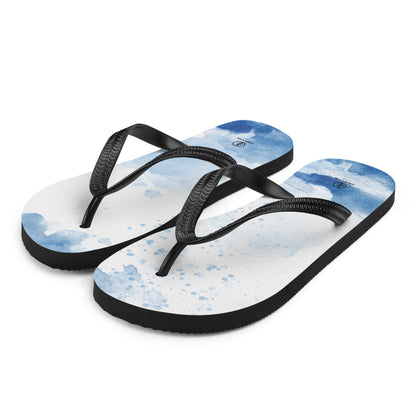 Unisex Water Color Flip-Flops