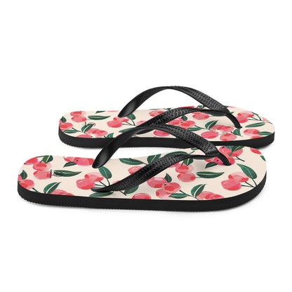 Unisex Cherry Flip-Flops