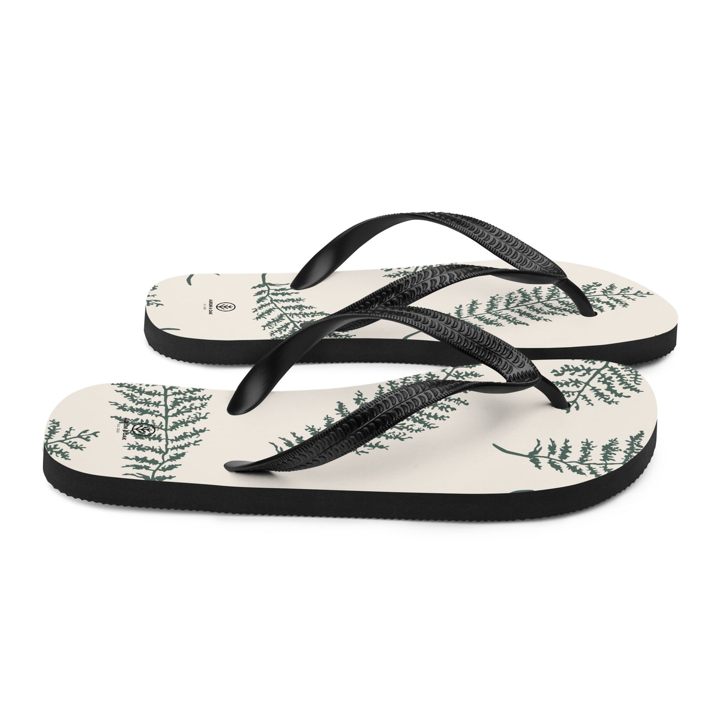 Unisex Leafy Flip-Flops