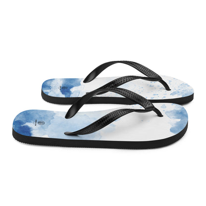 Unisex Water Color Flip-Flops