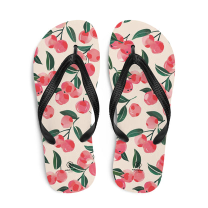 Unisex Cherry Flip-Flops