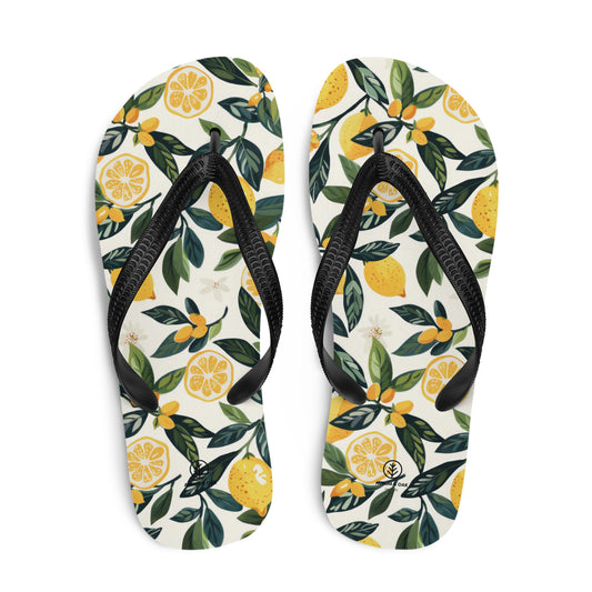 Unisex Citrus Flip-Flops