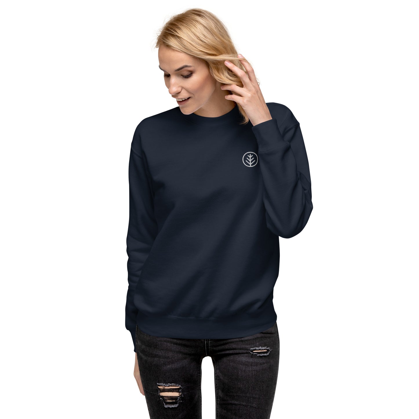 Women's Embroidered  Premium Sweatshirt